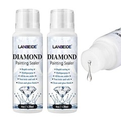 2 Pack 240ML Diamond Painting Sealer, 5D Diamond Painting Art 2 Packs x 120ML