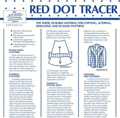 Red Dot Tracer HTC3210-1 – 46 Inches Wide, Non-Woven Precut 2 yards, White