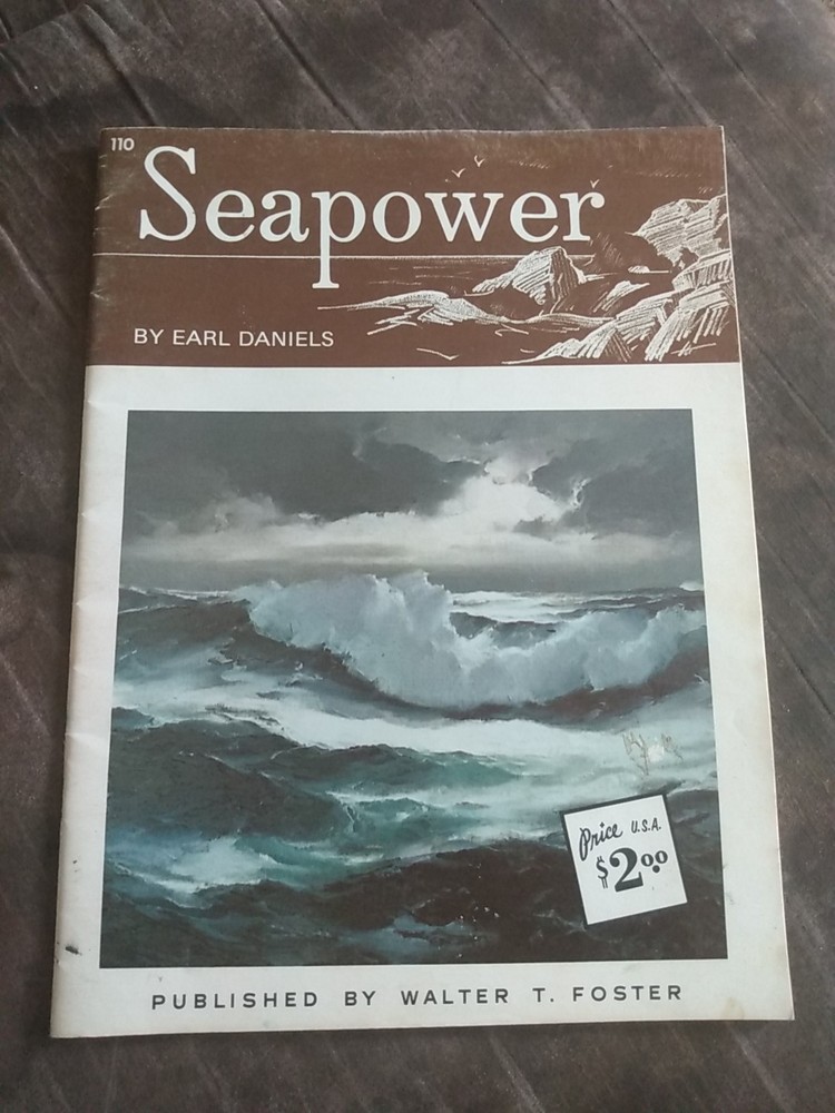 Seapower by Earl Daniels, published by Walter Foster, landscape painting how-to