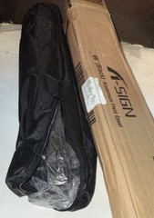 T-Sign 66″ Black Aluminum Reinforced Artist Field Easel Stand Tripod with Bag