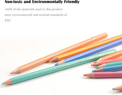 KALOUR Macaron Pastel Colored Pencils,Set of 50 Colors,Artists Soft Core,Ideal f