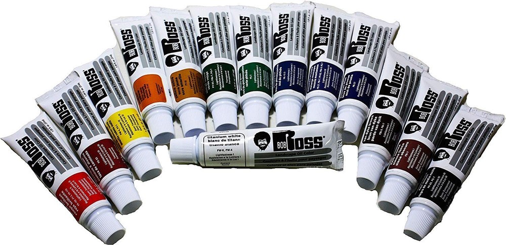 Bob Ross Landscape Oil Full Set of 1.25 Fl Oz (Pack 14), Blue,Green,White
