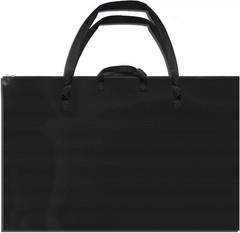 Black Art Portfolio Case 24″x36″ with Shoulder Strap – Artist Storage Bag