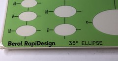 Berol RapiDesign Ellipses 402-35
