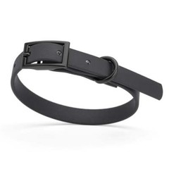 Dog Pet Waterproof Collar – W1/2″ x L9″-12″ – Black