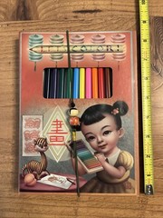 Mab Graves LET’S COLOR Colored Pencils & Drawing Paper PHYLLIS Pop Surrealism