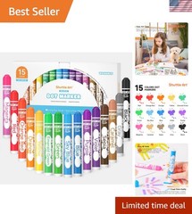 Dot Markers, 15 Colors Washable Markers for Toddlers,Bingo Daubers Supplies K…