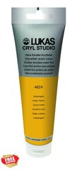 Lukas CRYL Studio Indian Yellow Acrylic Paint 125ml Tube