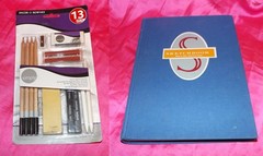 💥 LOT DALER-ROWNEY ARTIST SKETCHING DRAWING SET 13pcs & 8″ X 11″ SKETCHBOOK