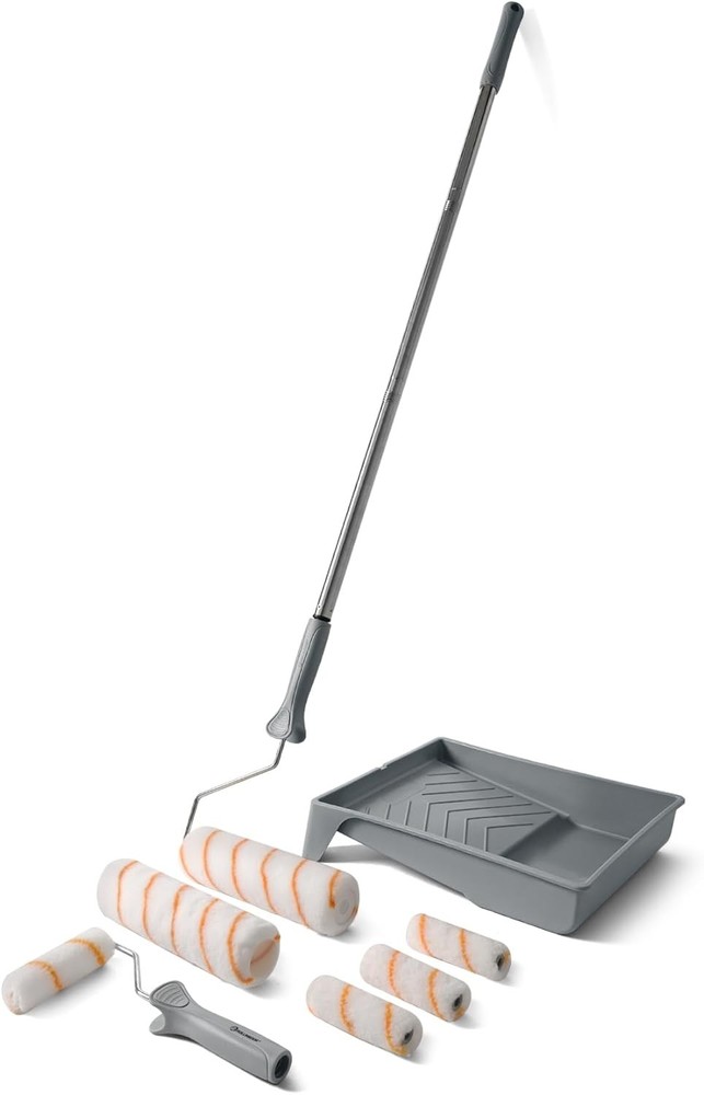 ROLLINGDOG Paint Roller Kit with Extension Pole – 9 Inch with…