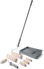 ROLLINGDOG Paint Roller Kit with Extension Pole – 9 Inch with…