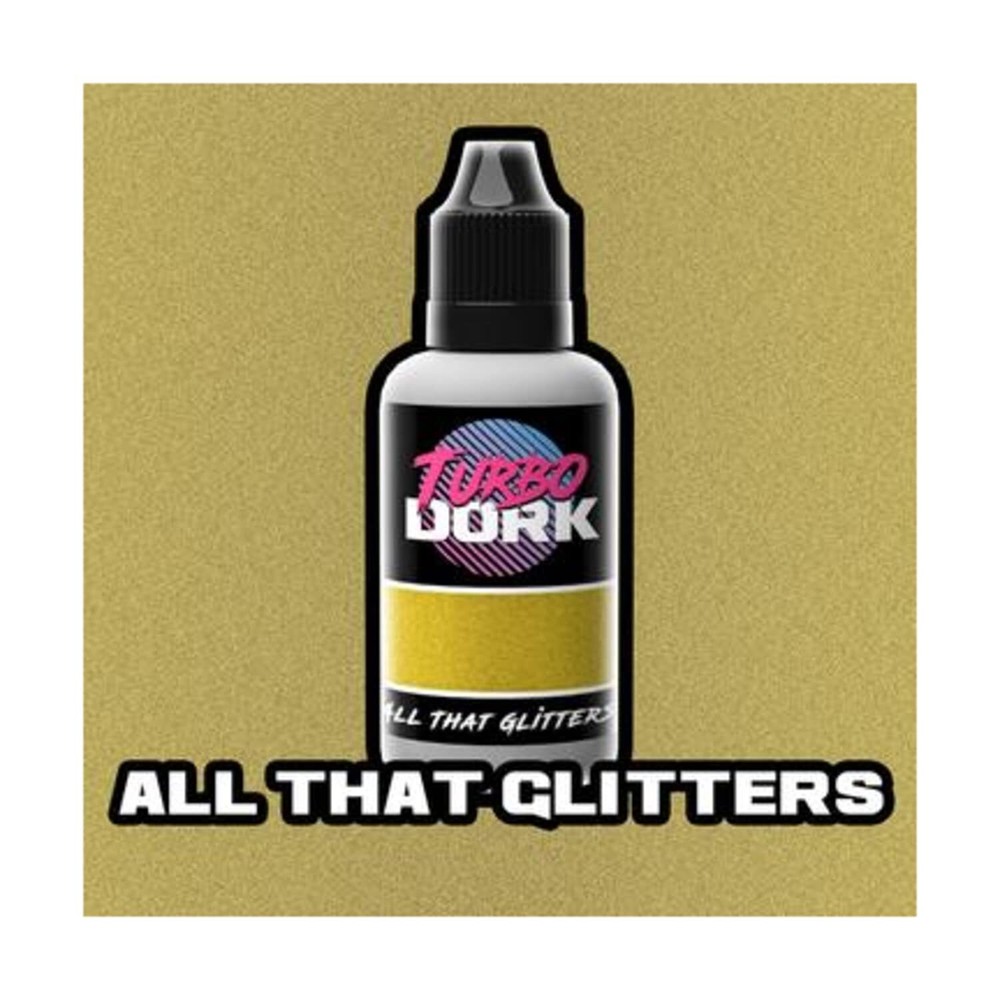 Turbo Dork All That Glitters Metallic Acrylic Paint 20ml Bottle