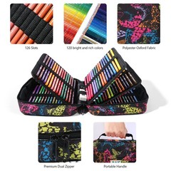 COLORED PENCILS Drawing Sketching Art Supplies 120 Pcs H B