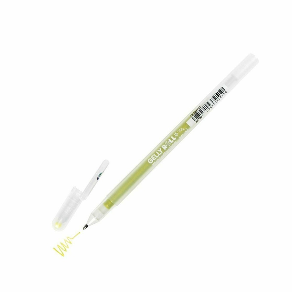 37951 Sakura Gelly Roll Pen Stardust Gel Pen, Golden Star, 0.5mm, Pack of 1