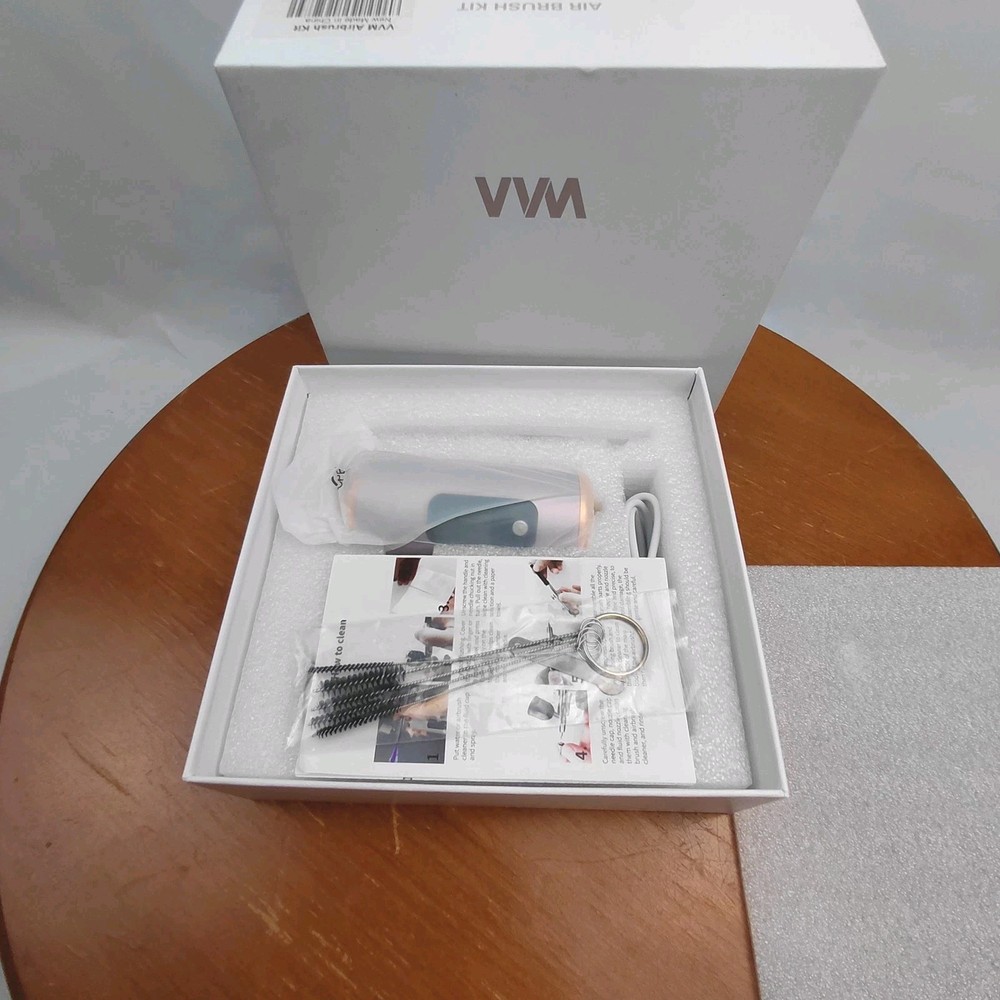 Luxyry Design Air Brush Kit Wireless Rechargeable Opened Box FREE SHIPPING