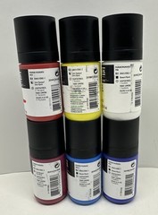 Liquitex Proffessional Acrylic Gouache Lot 2oz Red Blue White Yellow Magenta NEW