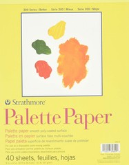Strathmore 300 Series Palette Paper Pad 9×12 40 Sheets Disposable Mixing Surface