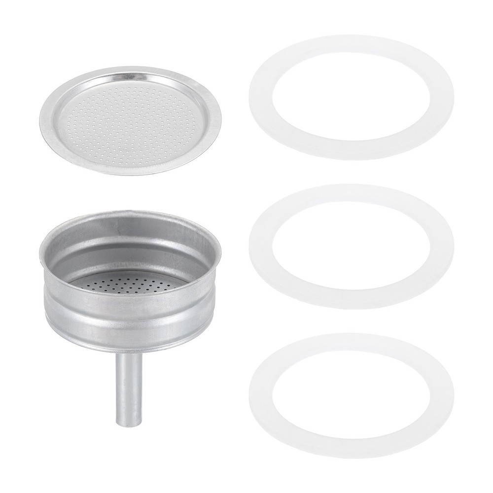 Aluminium Filter Replacement 64x53x3.5mm for 6-Cup Use Mocha Coffee Maker Pot