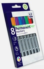 Permanent Marker Assorted Colours Indelible Pen Art Craft Quick Drying Markers
