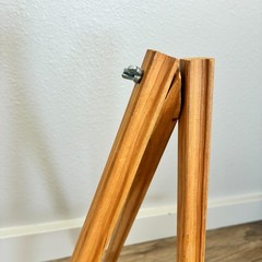 Vtg Anco Bilt Portable Tabletop Easels Set of 2 Wood Stand Artist Display MCM