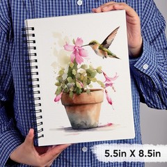 100% Cotton Watercolor Paper Pad 3 Pack (90 Sheets) Cold Press 140lb/300gsm S…