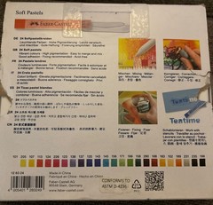 Faber Castell Soft Pastels 24 Count Multi Colored Art Supplies Set