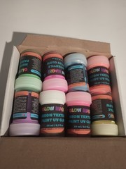 Neon Lights Glow Paint Set Of 8 NEW!