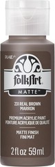 Real Brown Acrylic Paint, 2 Oz – Perfect for Indoor & Outdoor Use