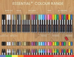 Acrylic Markers for Rock & Fabric – 30 Pack