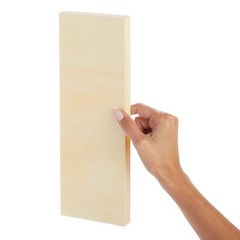 6 Pack Unfinished Wood Canvas Boards for Painting Deep Cradle 6×12 Panels