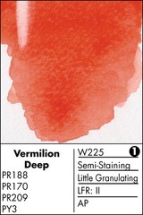 Finest Watercolor Paint, 14 ml/0.47 oz, Vermillion Deep