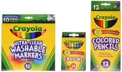 Crayola Back To School Supplies Grades 3-5 Ages 7 8 9 10 Contains 24 Crayons 10