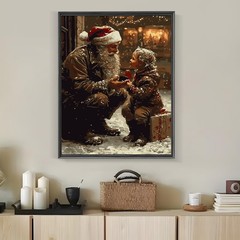 Christmas Santa Claus Paint by Numbers for Adults, DIY Winter Paint by Numbers K