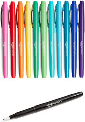 Felt Tip Marker Pens, Assorted Colors, for Art Projects, Writing