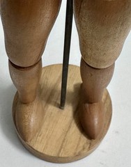 Early STAMPED 1950s Morilla Maniquette Artist Wooden Jointed Mannequin Japan HTF