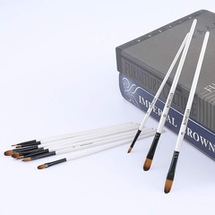 GETHPEN Filbert Paint Model 1# 2# 3# 4# 5# 6# 7# 8# 9# 10# 11# 12#,, White