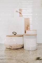Sand + Fog Scented Candles – Vanilla Sandalwood – Additional 21 oz, Orange