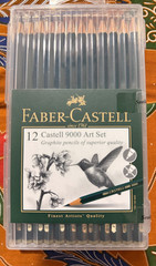 12pcs Faber Castell 9000 Art Set Pencils in Plastic Casing