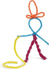 Doodler Travel Toy For Kids 24 Reusable Wax Sticks For Sensory Play Screen Free
