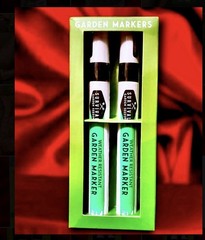 2 Pack Outdoor Oil Based Permanent Markers BLACK Waterproof, Sun/Fade Resistant