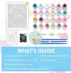 Paint by Numbers Kit for Adults – Tree of Life Acrylic Adult Paint by Number Kit
