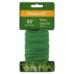 Plant Ties – 32.8ft Soft Twist Ties Green TPR Garden Ties Supply, for Support…