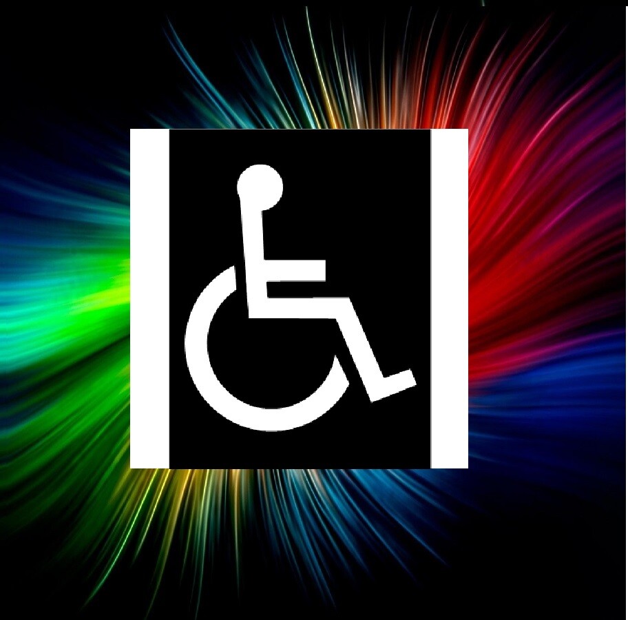 HANDICAP SYMBOL AIRBRUSH, PAINTING, ART, TEMPLATE STENCIL