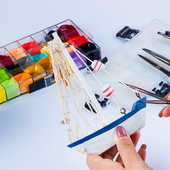 Artist Paint Brush Set of 12 for Watercolor Acrylic Gouache Oil and Tempera Pain