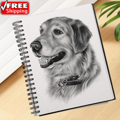 8.5X11Inches Hardbound Sketch Book, Spiral Bound Sketch Pad, 80-Sheets 90Gsm Inn