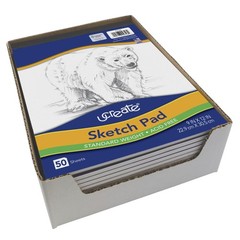 UCreate Sketch Pad, Standard Weight, 9″ x 12″, 50 Sheets