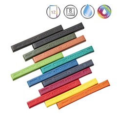 Inktense Blocks 12 Tin Set of 12 8mm Block Soft Texture Watersoluble Ideal fo…