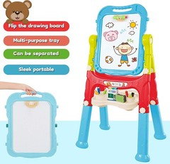 Portable Kids Art Easel with Painting Accessories