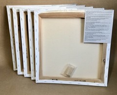 Winsor & Newton Stretched Artist Canvas Board 16×16” Pack of 5 | 3/4” Thick NEW!