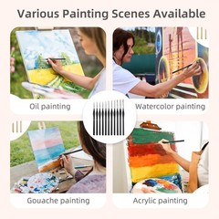Miniature Detail Paint Brushes Set, 11Pcs Small Painting Brushes, Micro Profe…